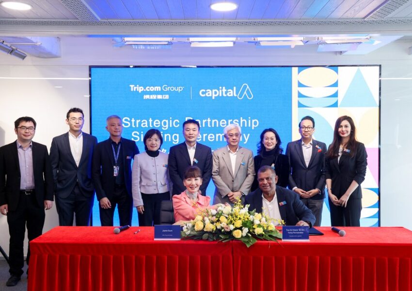 Capital A signs a wide-ranging partnership with Trip.com Group