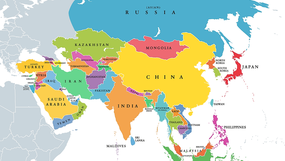 How Many Countries Are There In Asia?
