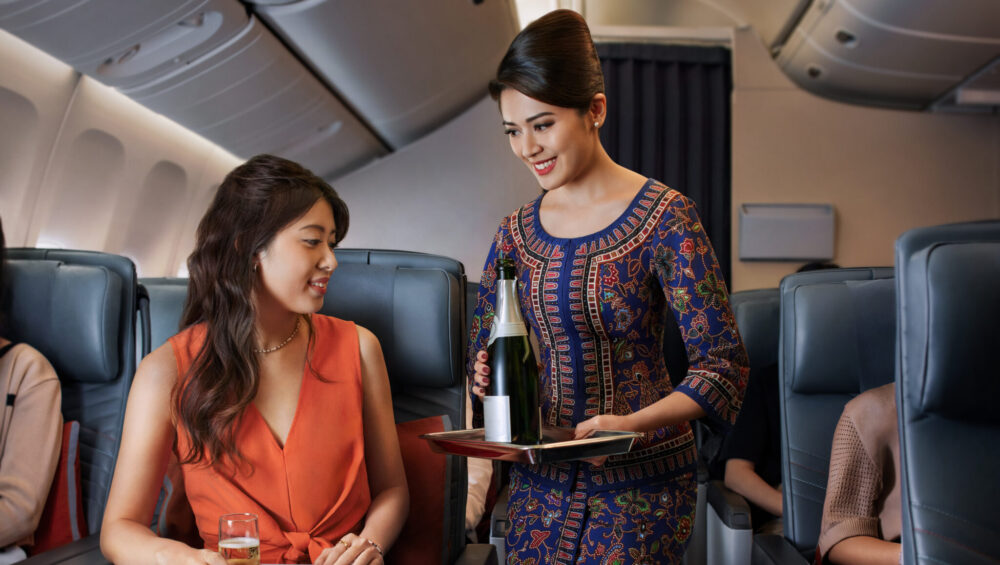 Singapore Airlines enhances Premium Economy Class in-flight experience
