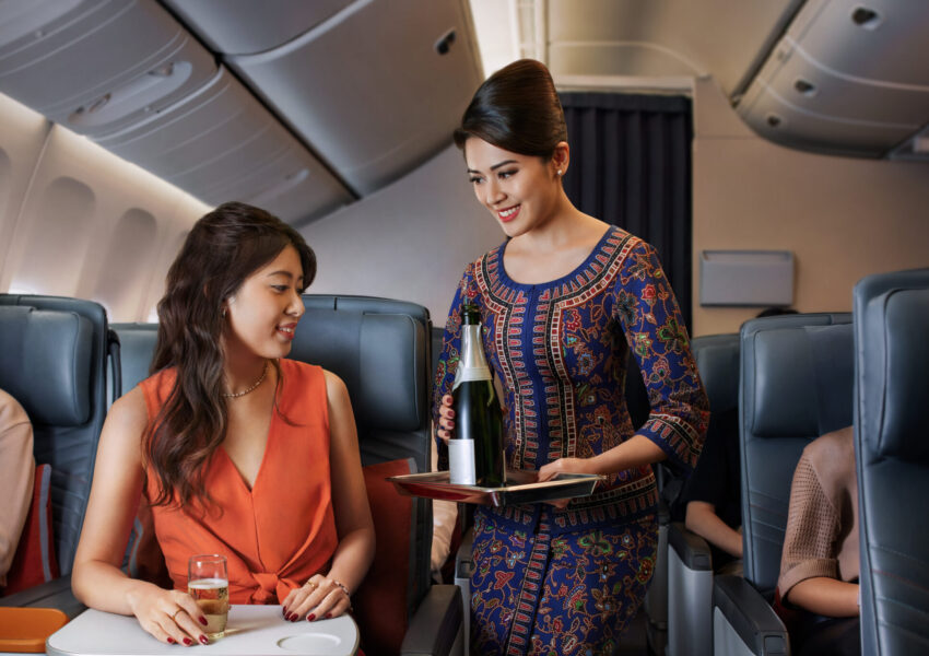 Singapore Airlines enhances Premium Economy Class in-flight experience