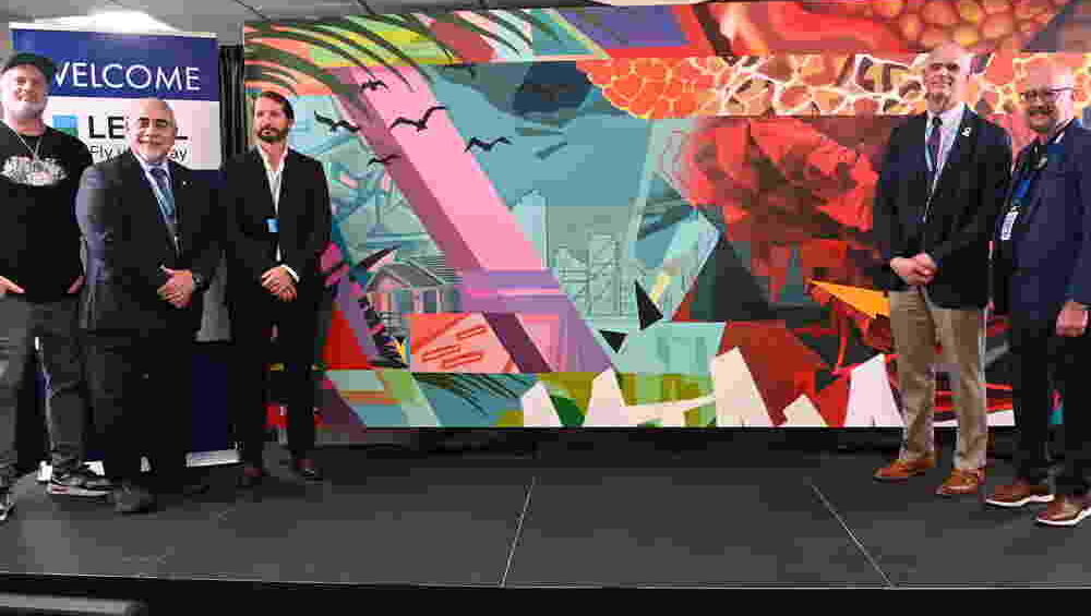LEVEL launches Barcelona-Miami service at MIA with Vibrant Art Installation