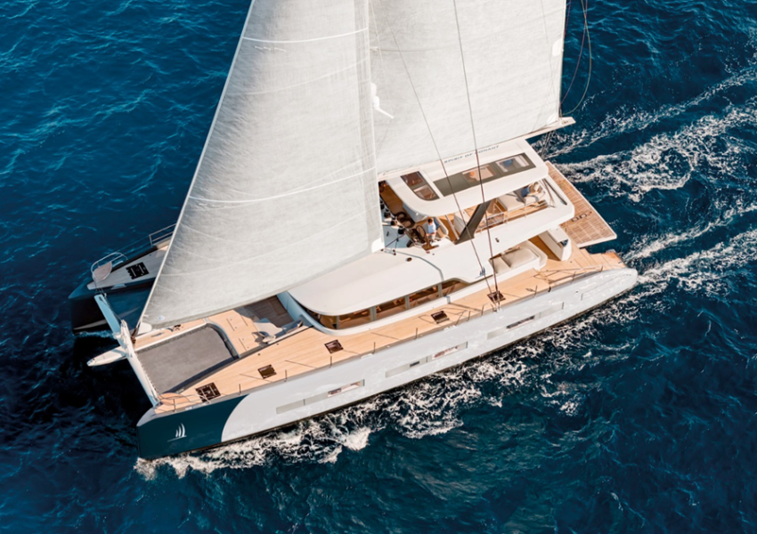 Spirit of Ponant, the iconic new Catamaran sets Sail this Summer