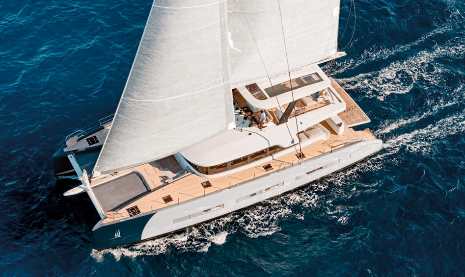 Spirit of Ponant, the iconic new Catamaran sets Sail this Summer
